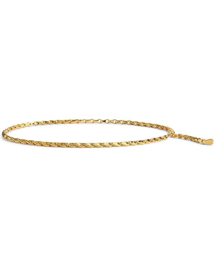 

Ремень Madewell Chain Belt, золотой