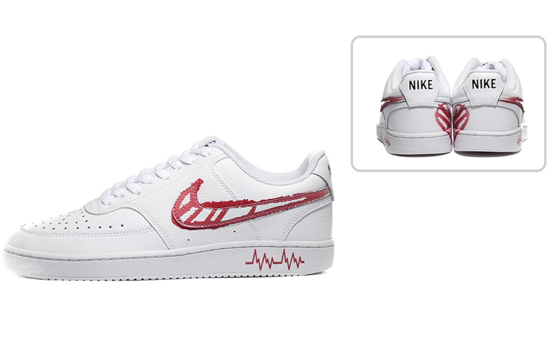 

Кроссовки для скейтбординга Nike Court Vision 1 унисекс, белый