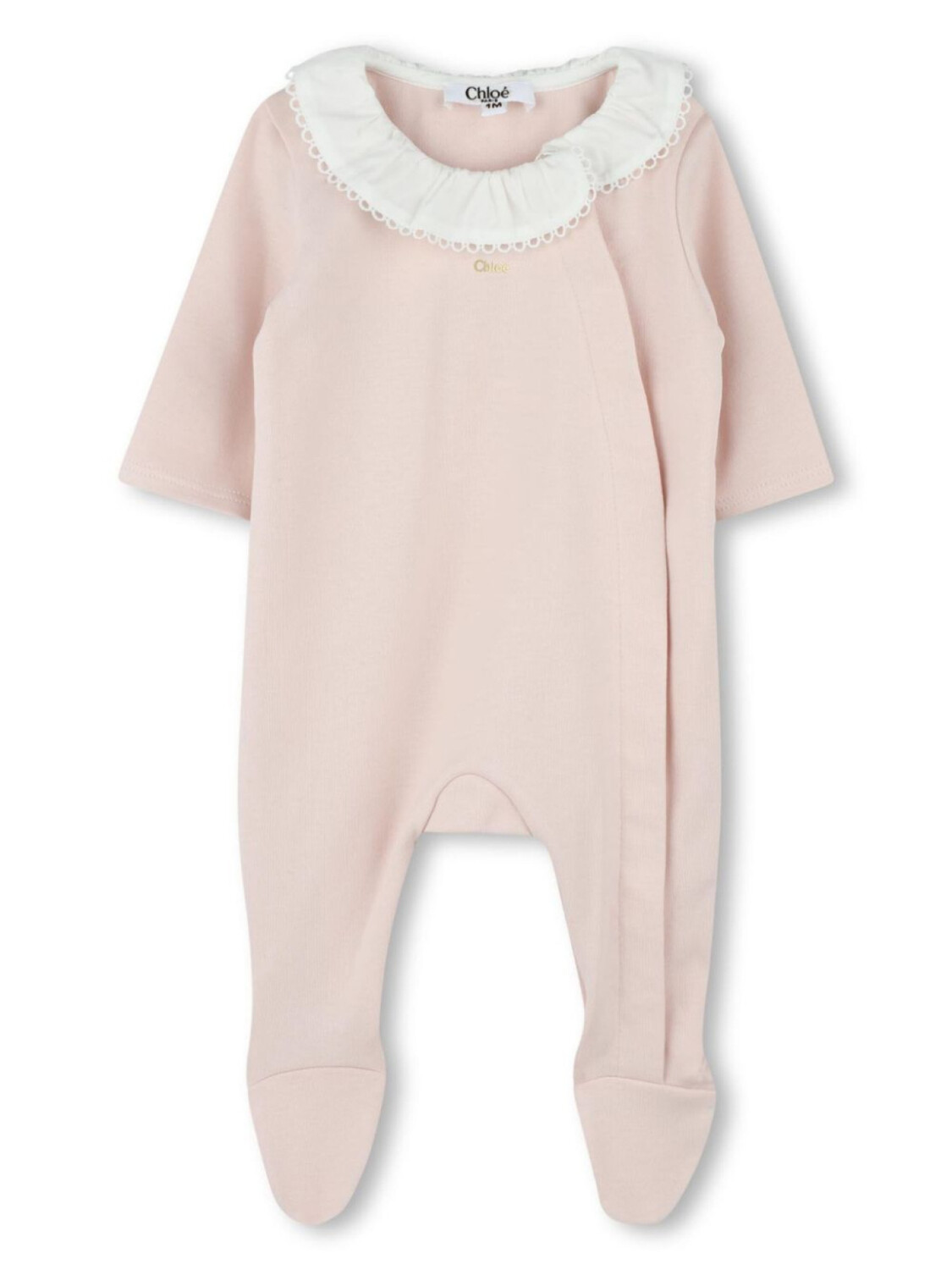 

Chloé Kids пижама с логотипом, розовый