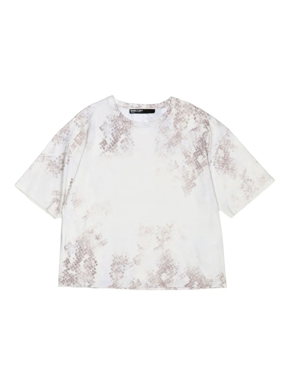 

Футболка со змеиным принтом Bimba Y Lola, светло-бежевый