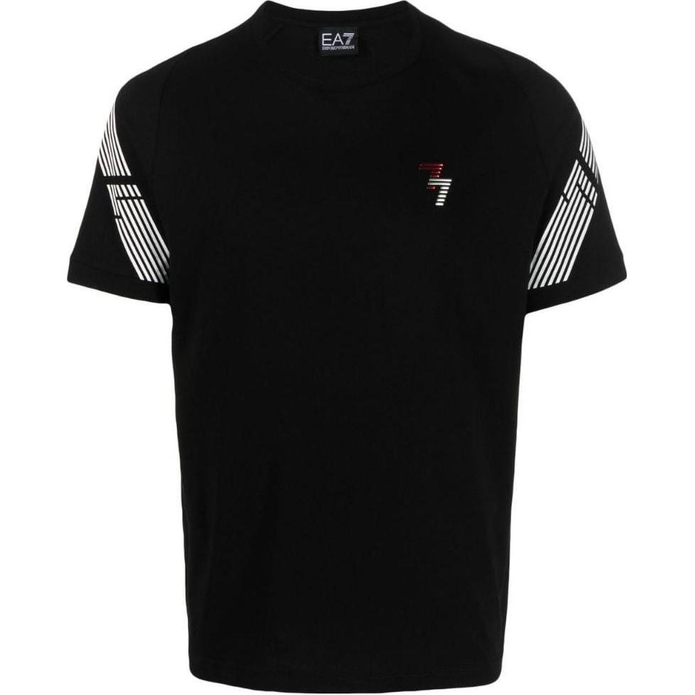 

Футболка мужская черная EA7 SS23 EMPORIO ARMANI