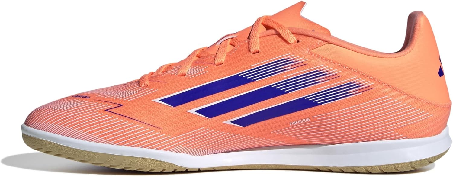 

Футбольные бутсы Adidas для взрослых унисекс F50 Club для зала, белый/синий/оранжевый