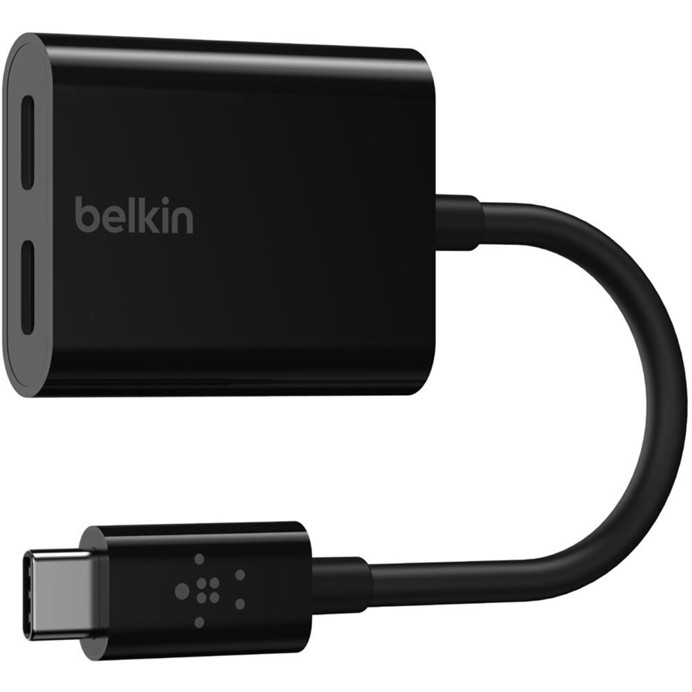 

Belkin USB Type-C Audio & Charge Adapter F7U081BTBLK