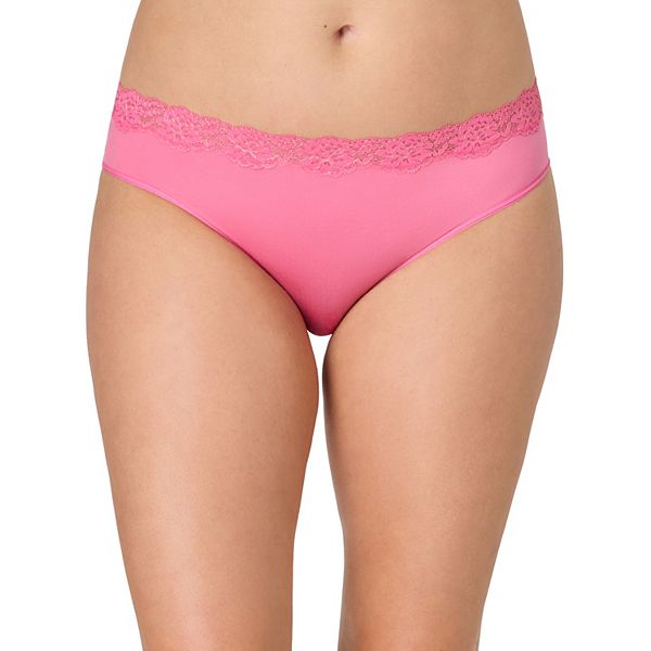 

Женские кружевные бикини-трусики cheeky Maidenform, Pink With Gold