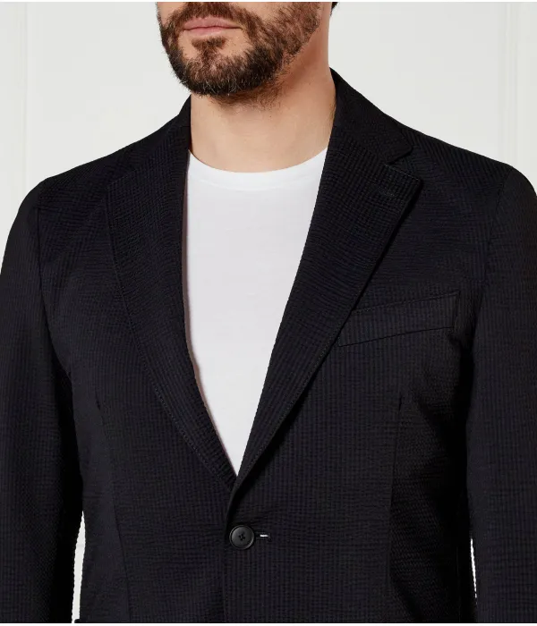 Элегантная куртка p-hanry-j-wg-252 Slim fit Boss, черный — фото 4