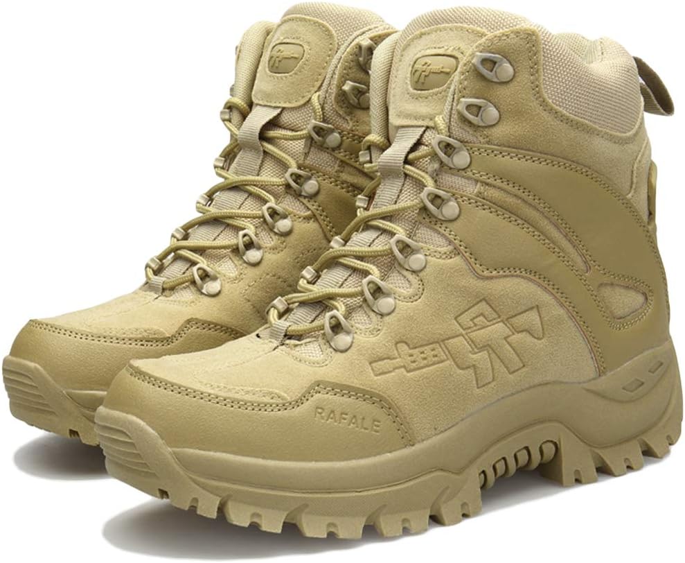 

Мужские военные армейские ботинки для ходьбы, боевые ботинки, уличная обувь с толстой подошвой, пустынные туристические спортивные туфли, повседневная обувь для четырех сезонов Wygwlg