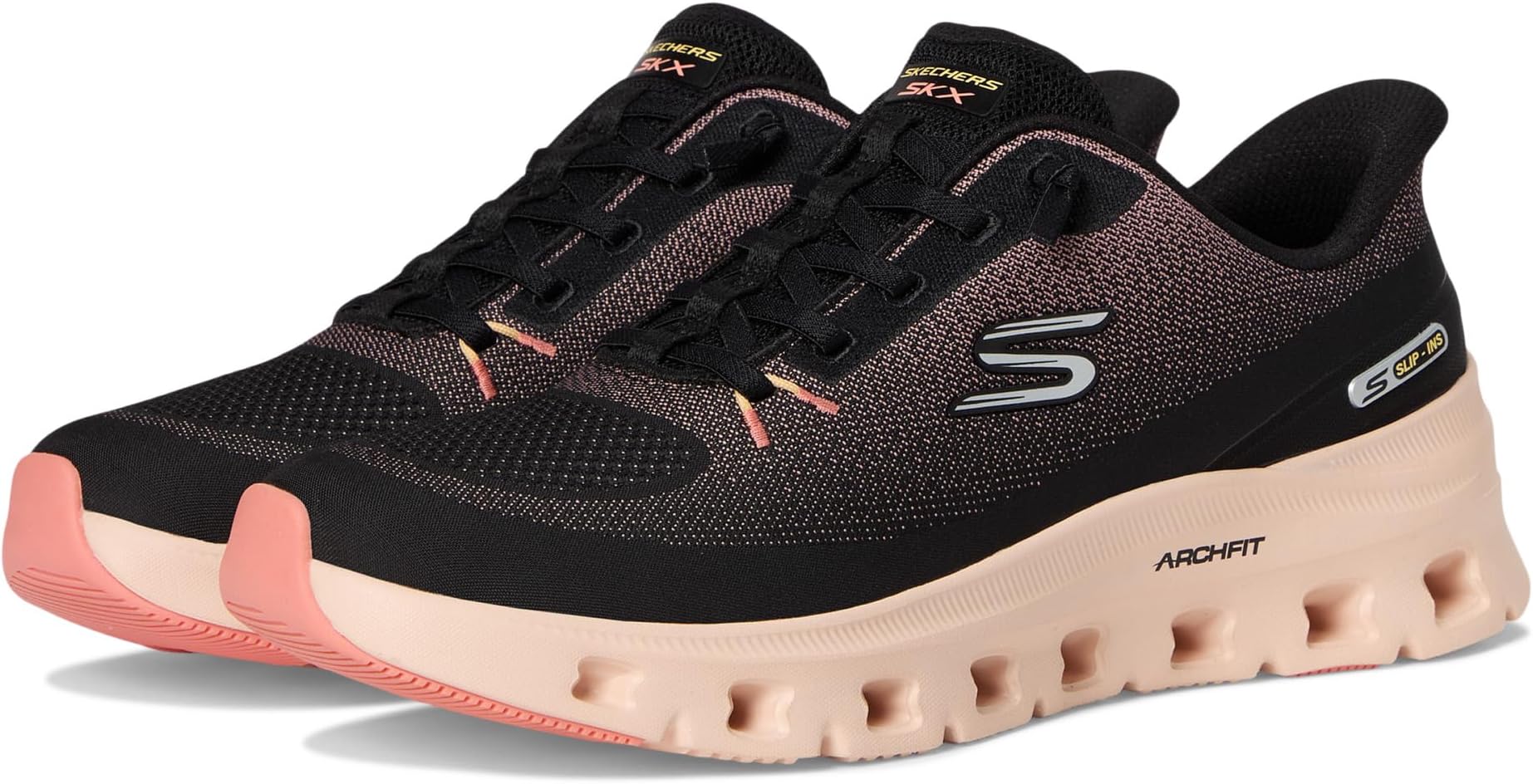 Кроссовки SKECHERS Arch Fit Glide-Step Pro Slip-Ins, цвет Black Coral