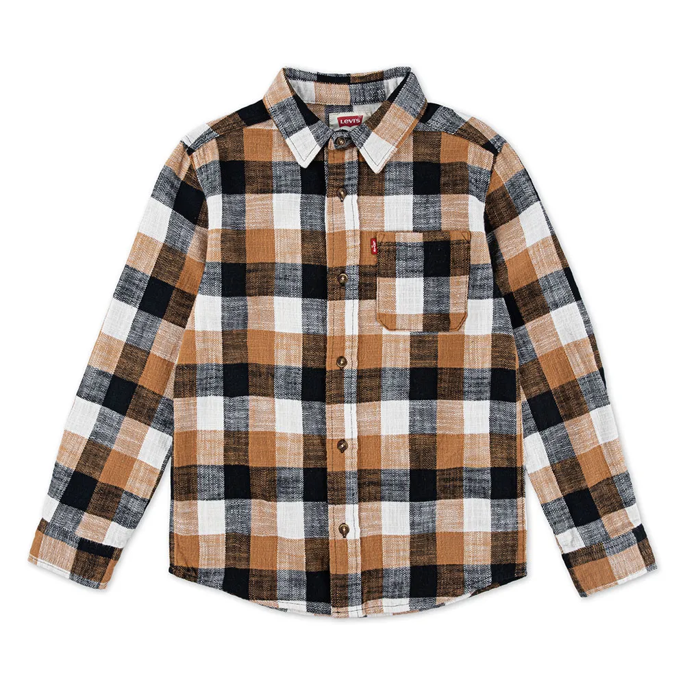 

Рубашка Levi's Buffalo Check Flannel, коричневый