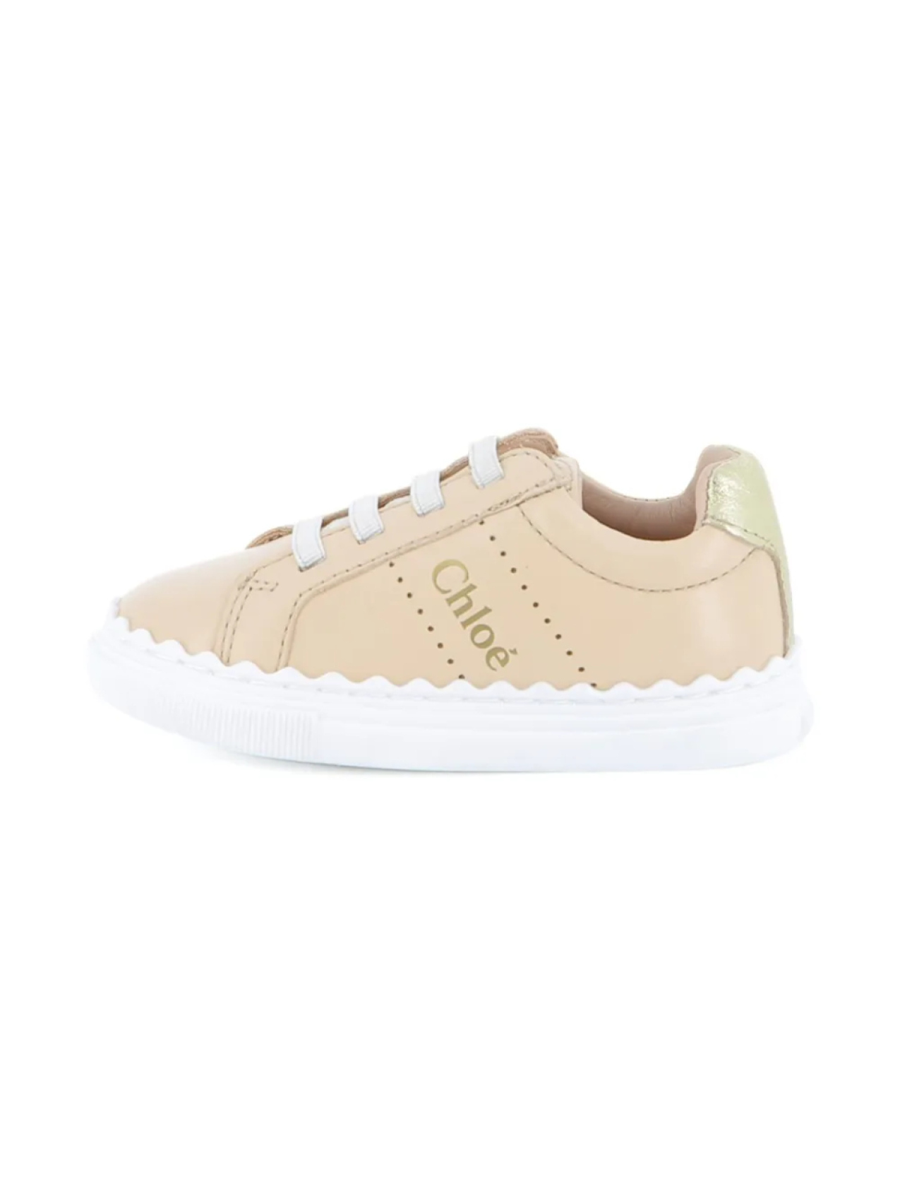 

Chloé Kids кроссовки с фестонами, нейтральный