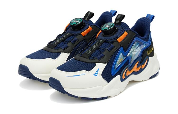Кроссовки XTEP Kids Lifestyle Shoes GS Low-top, темно-синий — фото 2