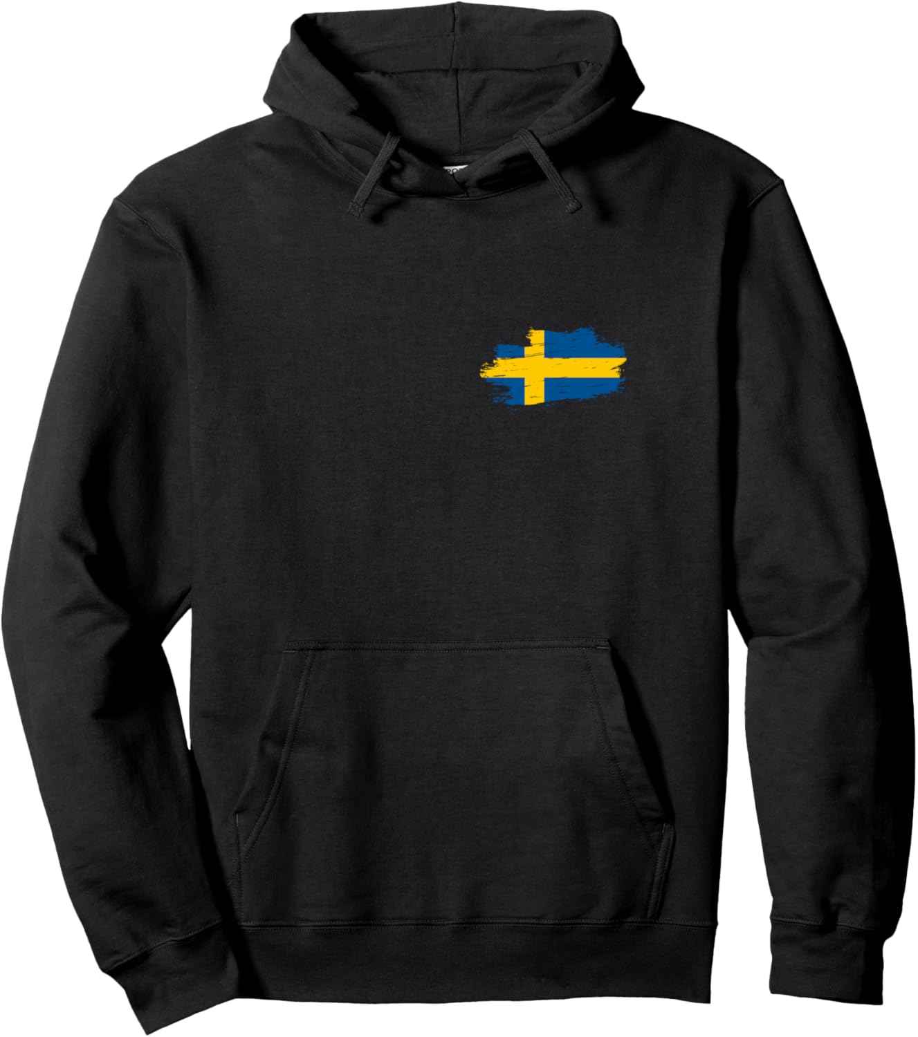 

Толстовка с флагом Швеции Sweden, черный