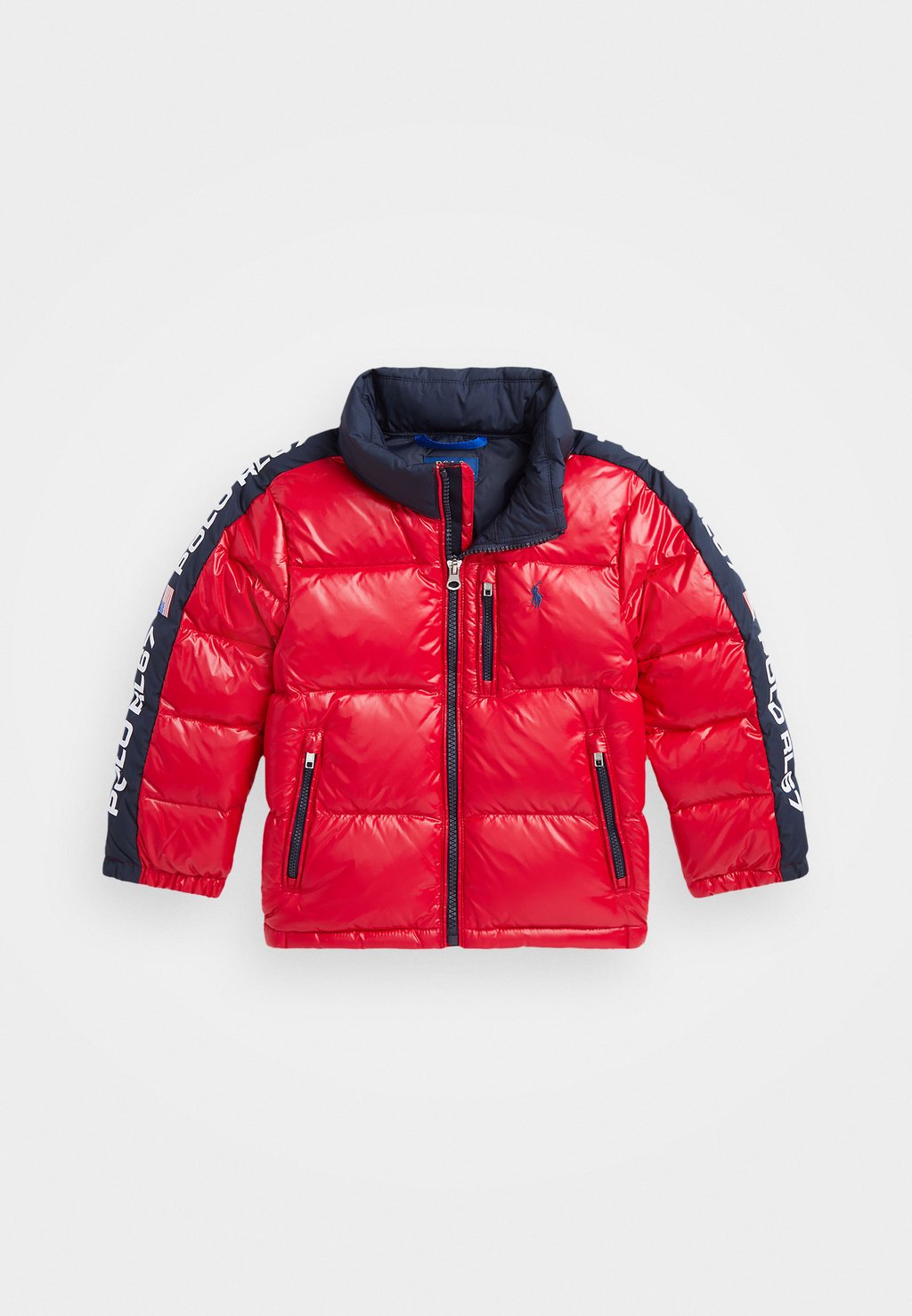 

Пуховик LOGO DOWN HOODED JACKET Polo Ralph Lauren, красный