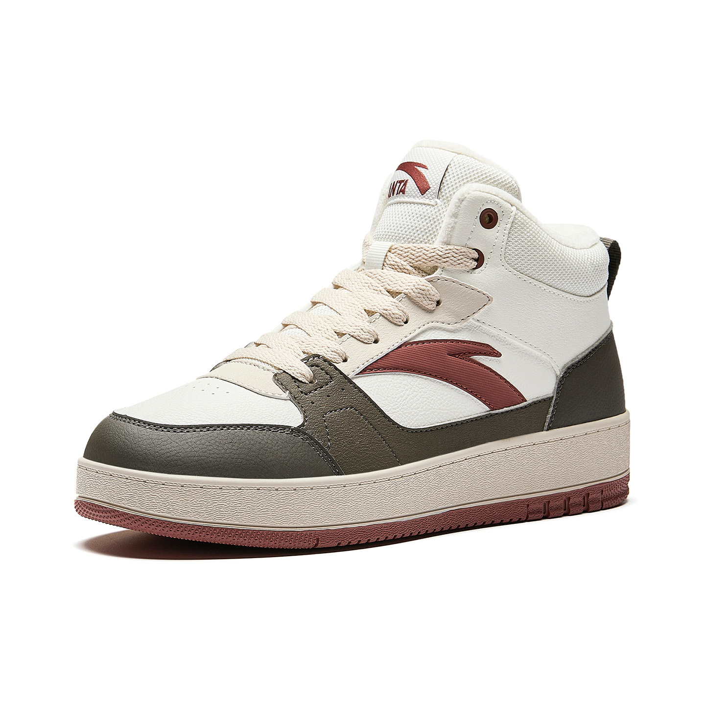 ANTA Мужские кроссовки для скейтбординга Sparrow Tea Brown/Smoky Red — фото 3