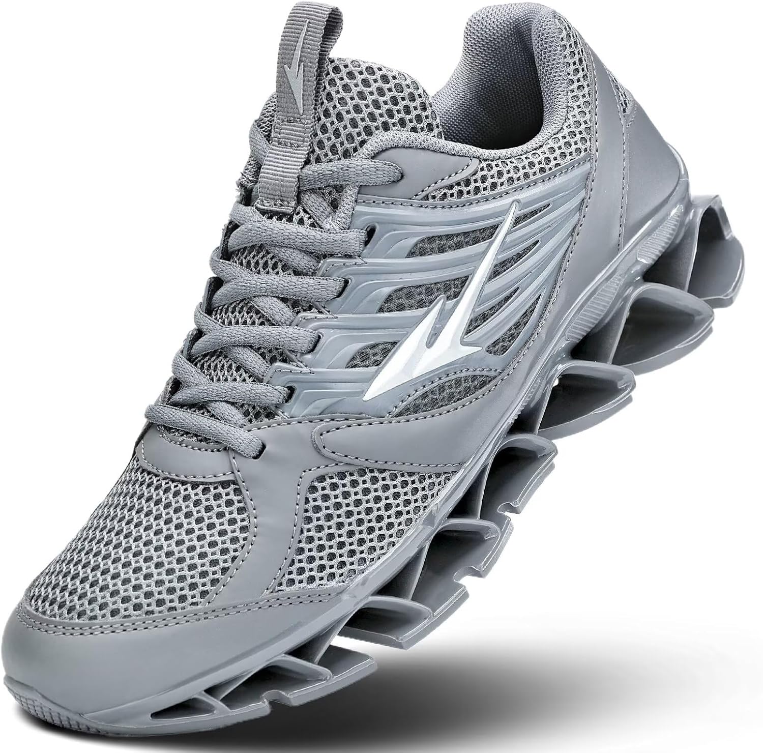 

Мужские кроссовки для бега сетчатые дышащие трейловые спортивные модные кеды для ходьбы и тенниса Peaya, серебристый