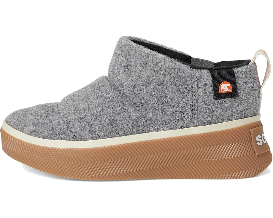 Ботинки SOREL Kids Out N About IV Mini Puffy (Little Kid/Big Kid), Chrome Grey/Gum 2 — фото 4