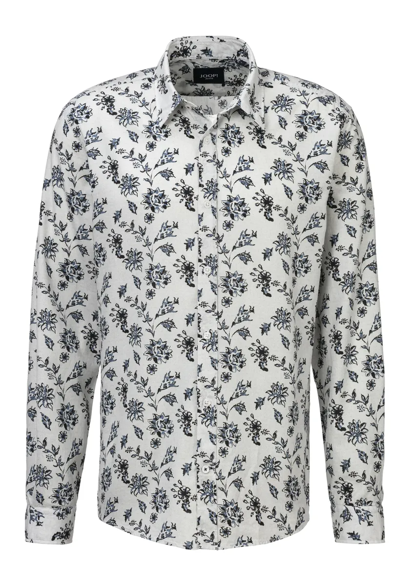 

Рубашка Joop Jeans "Hanson" с длинными рукавами и модным цветочным принтом, цвет Natural Gemustert
