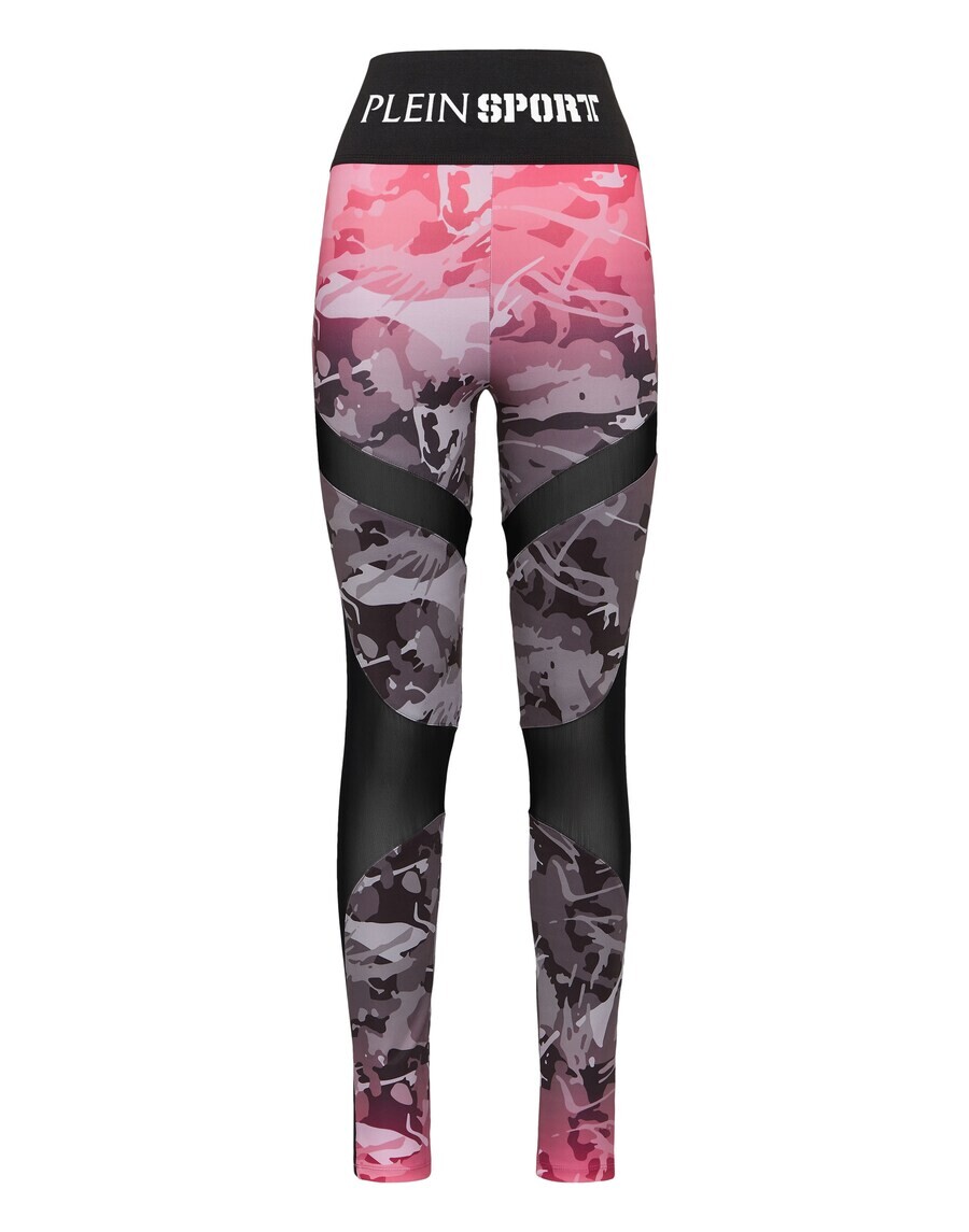 

Леггинсы Plein Sport Skinny Leggings, розовый