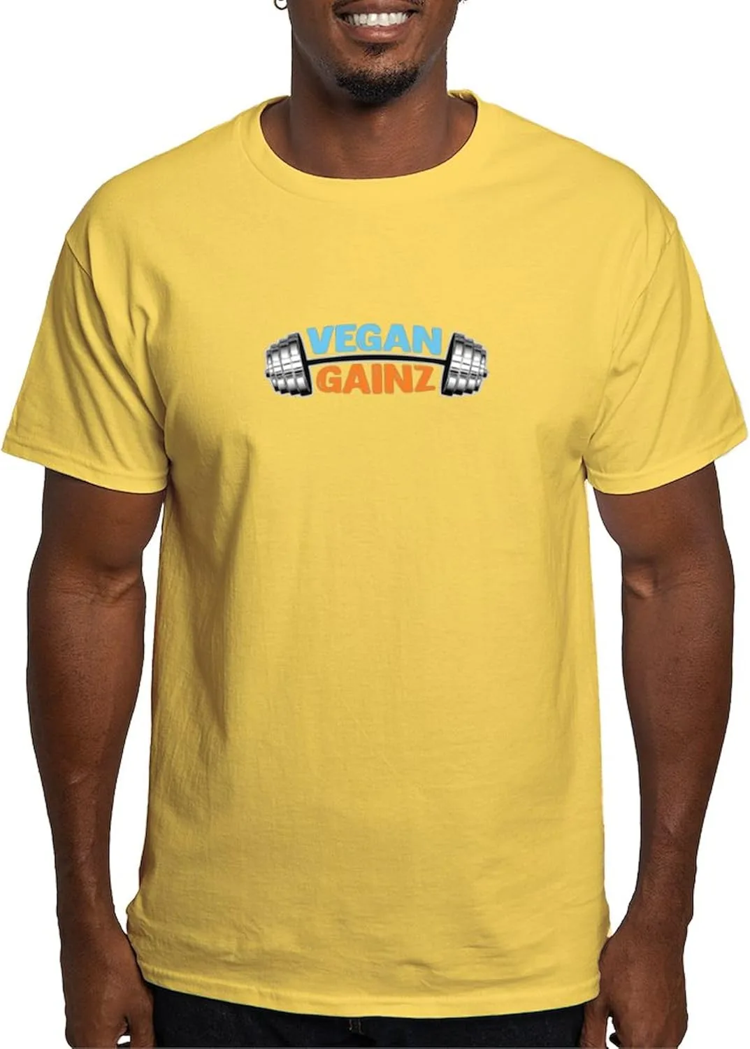 

Футболка Vegan Gainz Bodybuilder Gym Weightlifting, 100% Cotton, Classic Graphic White CafePress