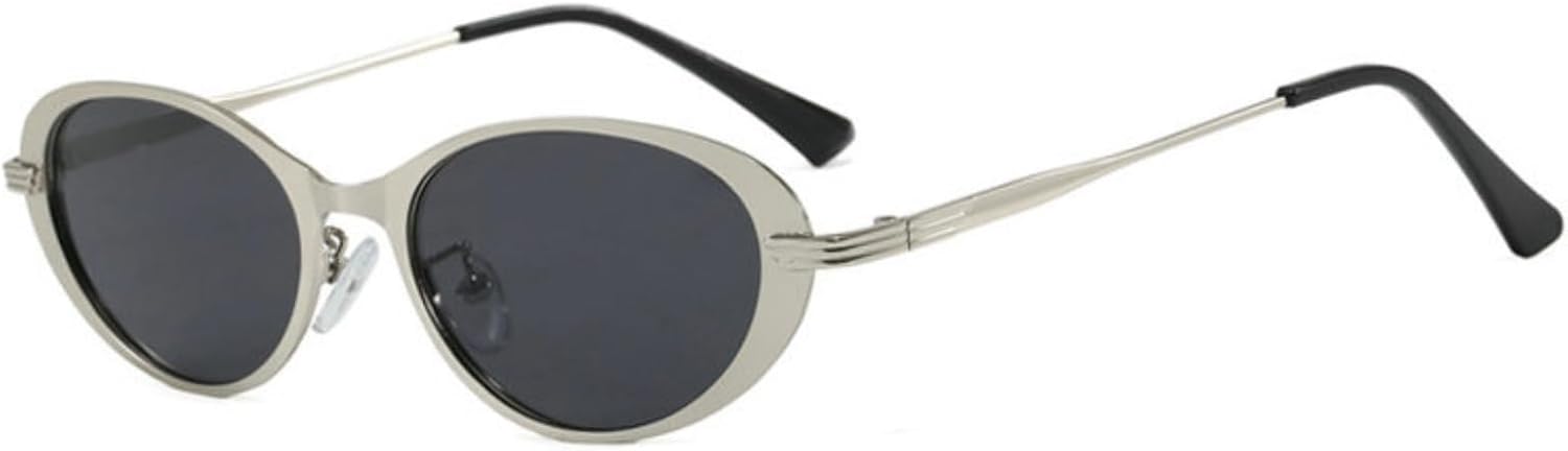 

Willochra Популярные модные маленькие круглые металлические мужские солнцезащитные очки в стиле ретро овальные дизайнерские очки UV400 Панк женские солнцезащитные очки, C4