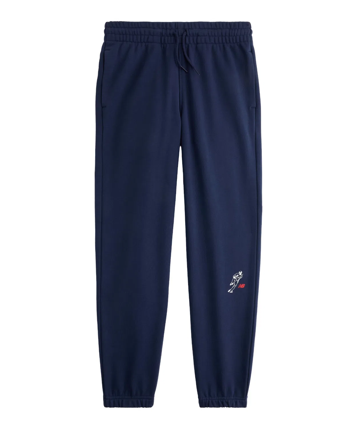 Детские спортивные штаны New Balance Always On Logo, 100% хлопок, тёмно-синий