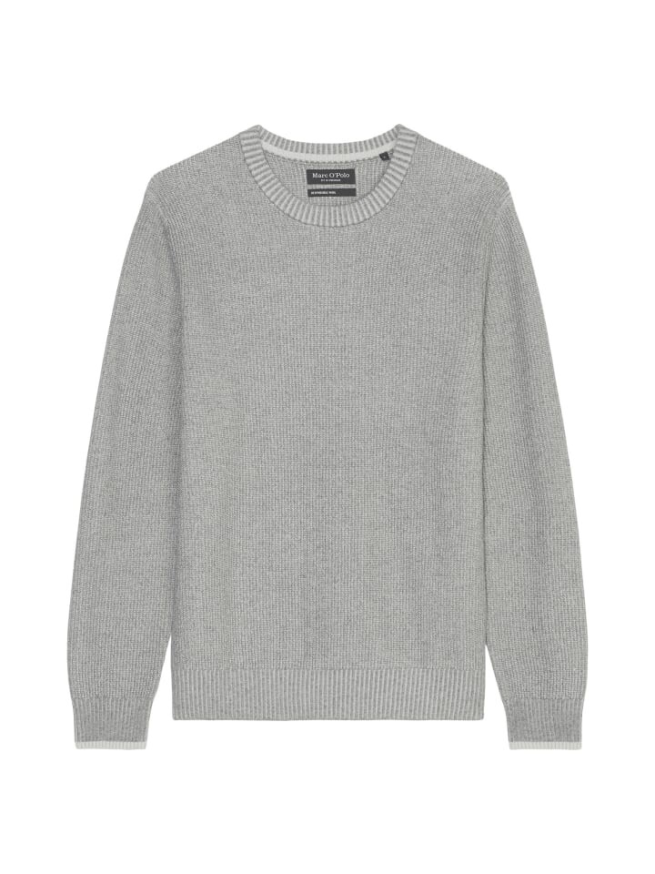 

Пуловер Marc O'Polo Pullover regular, цвет grey melange