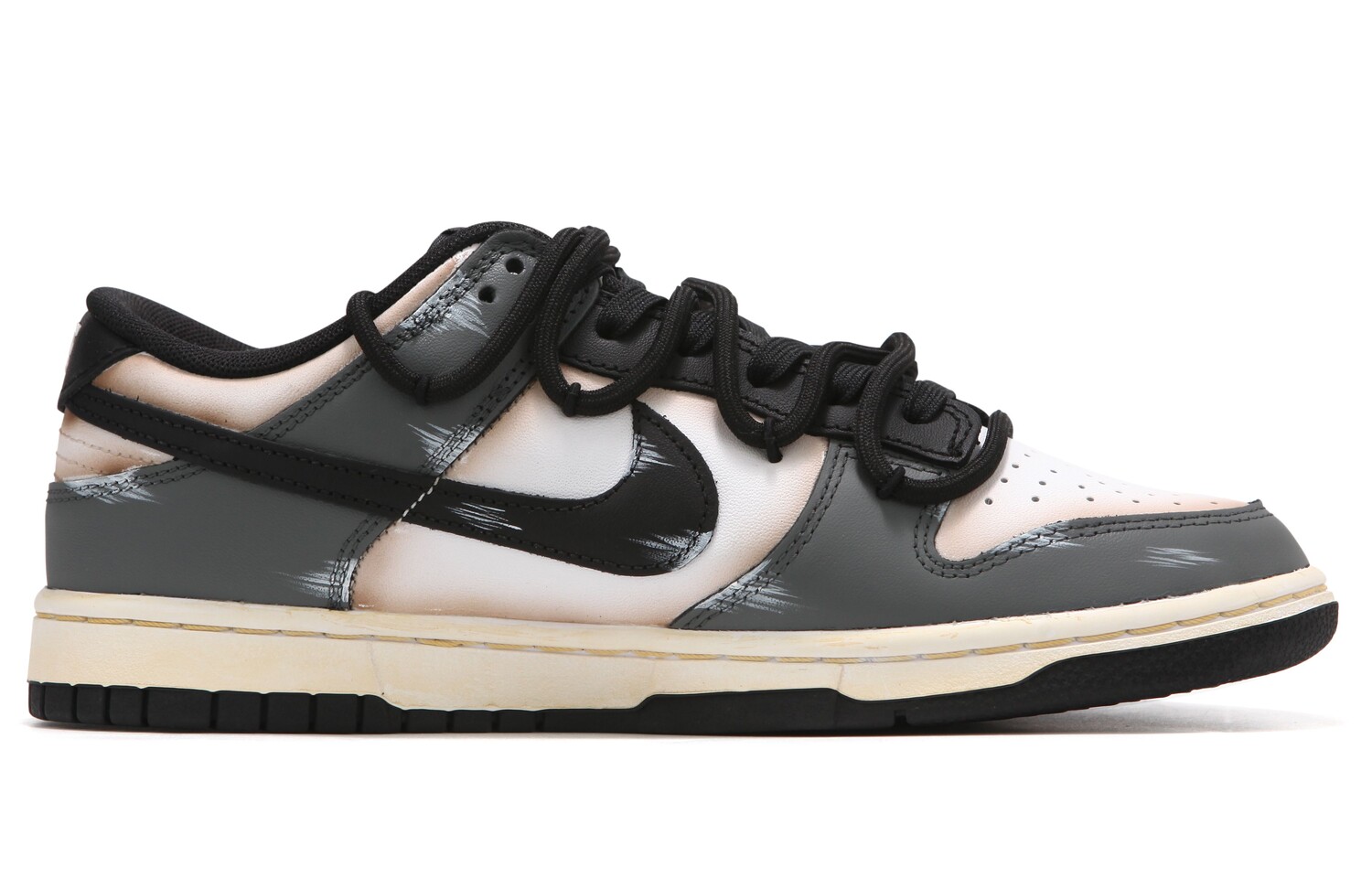 

Кроссовки Nike Dunk Skateboard Shoes Men Low-Top Black Gray Brown
