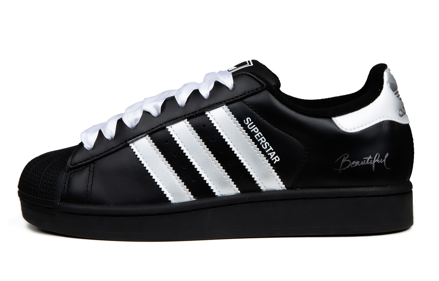Superstar 2 детские скейтбординговые кроссовки unisex Adidas Originals, серебро — фото 3
