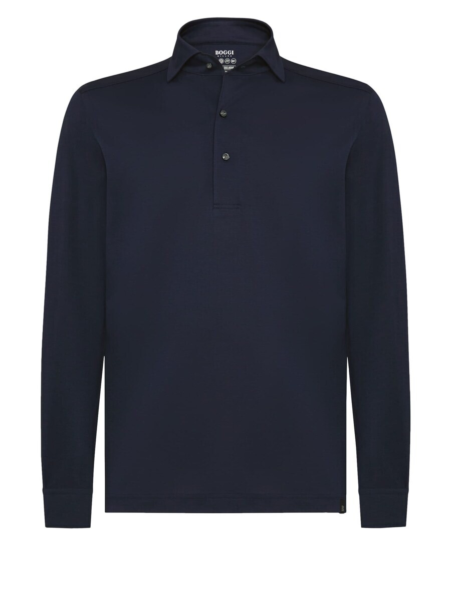 

Лонгслив Boggi Milano Regular fit Shirt, темно-синий