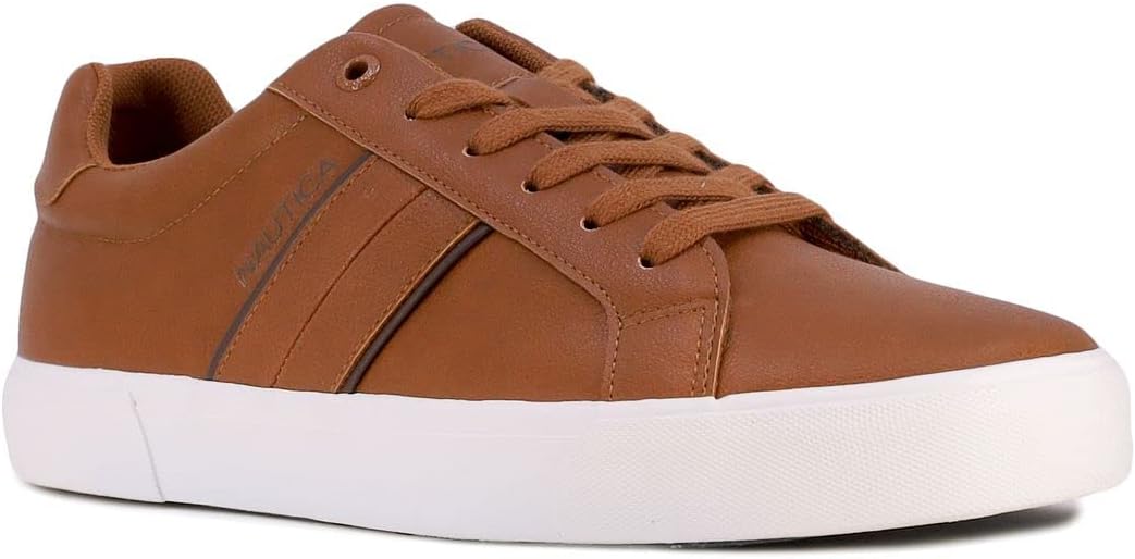 

Мужские повседневные кроссовки Nautica на шнуровке, стильные оксфордские прогулочные туфли - легкие, удобные, универсальная обувь на каждый день, Tan-capto