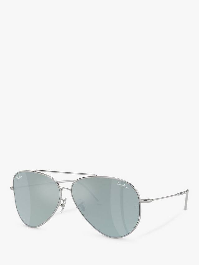

Мужские солнцезащитные очки-авиаторы rbr0101 Ray-Ban, серебряный