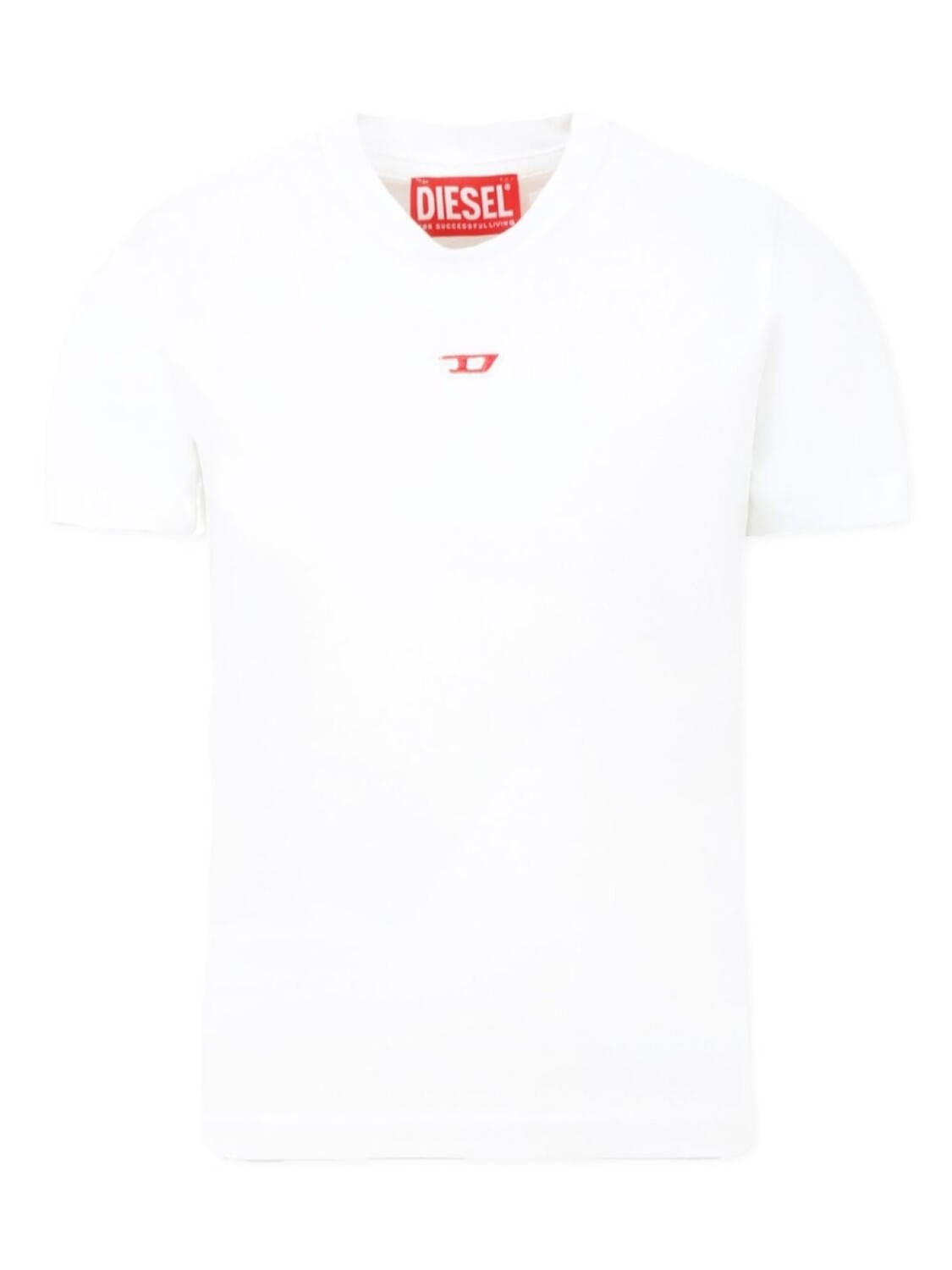 

Футболка с овальной нашивкой D Diesel Kids, белый
