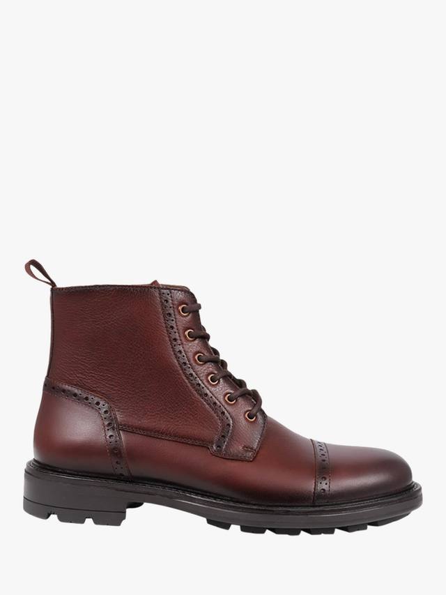 

Кожаные ботинки guiseley на шнуровке Jones Bootmaker, коричневый