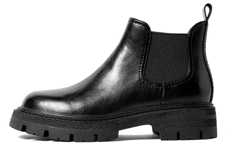 

Ботинки Челси женские черный Q.Vonton