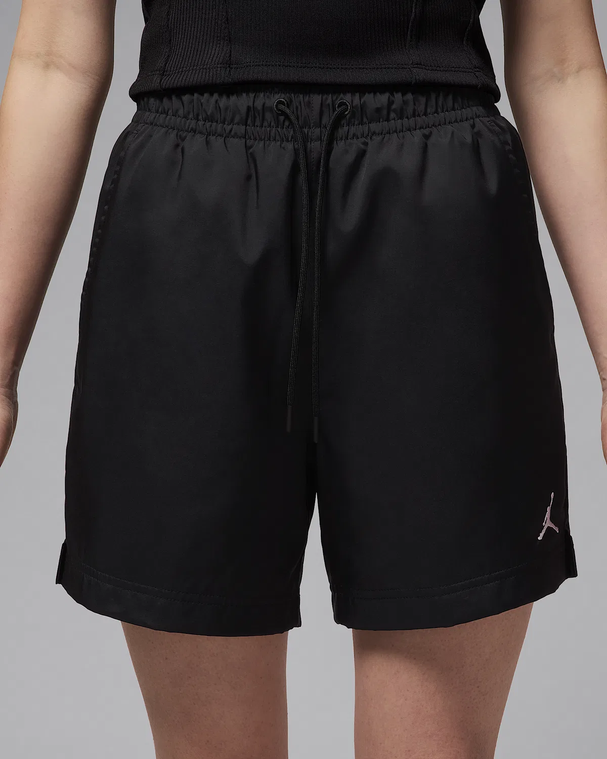 Мужские шорты Jordan Poolside, длина 5", Black/White — фото 3