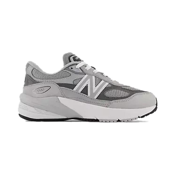 New Balance 990v6 Низкие Детские Беговые Кроссовки Серые — фото 2