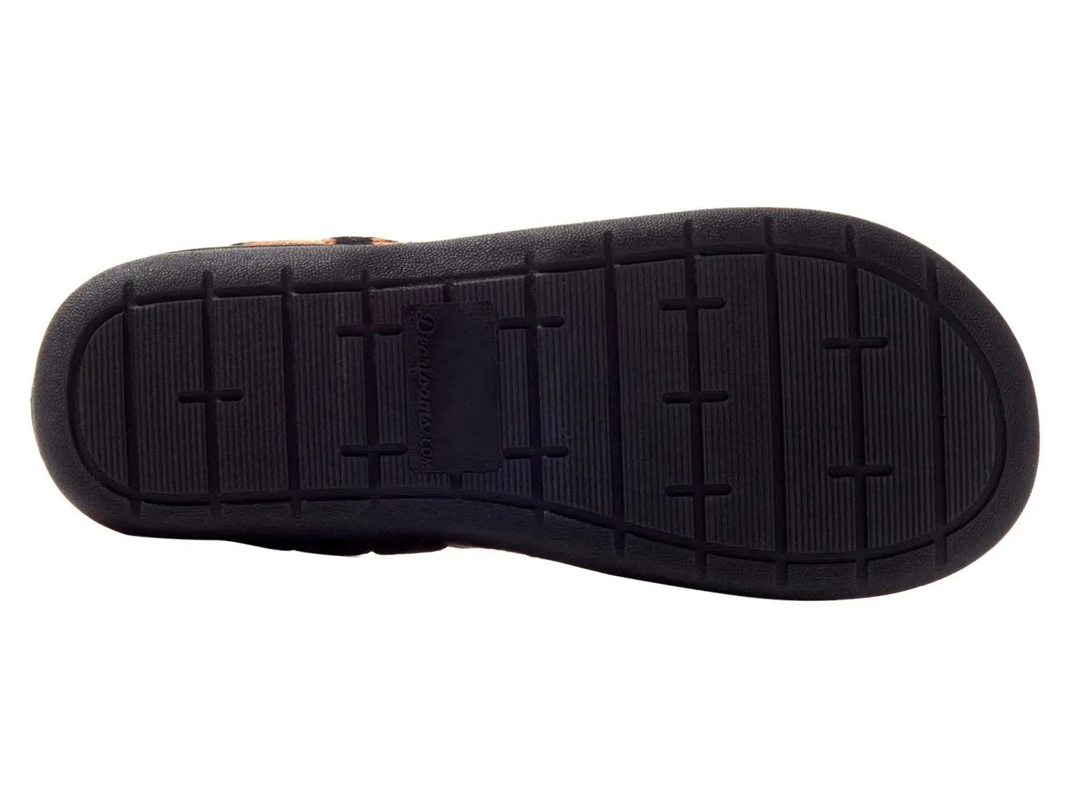 Тапочки Dearfoams Darcy Clog Slipper - женские, коричневый леопардовый принт — фото 3