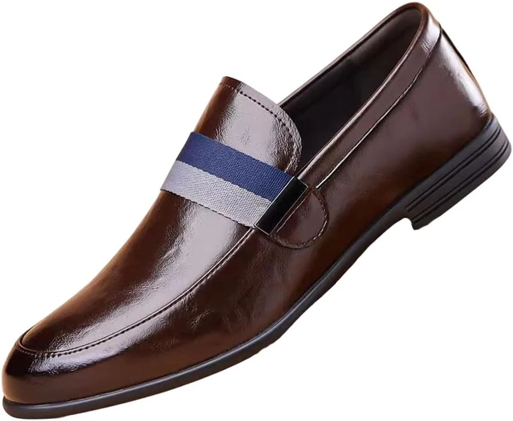 Лоферы кожаные мужские Luxury Loafers, Brown