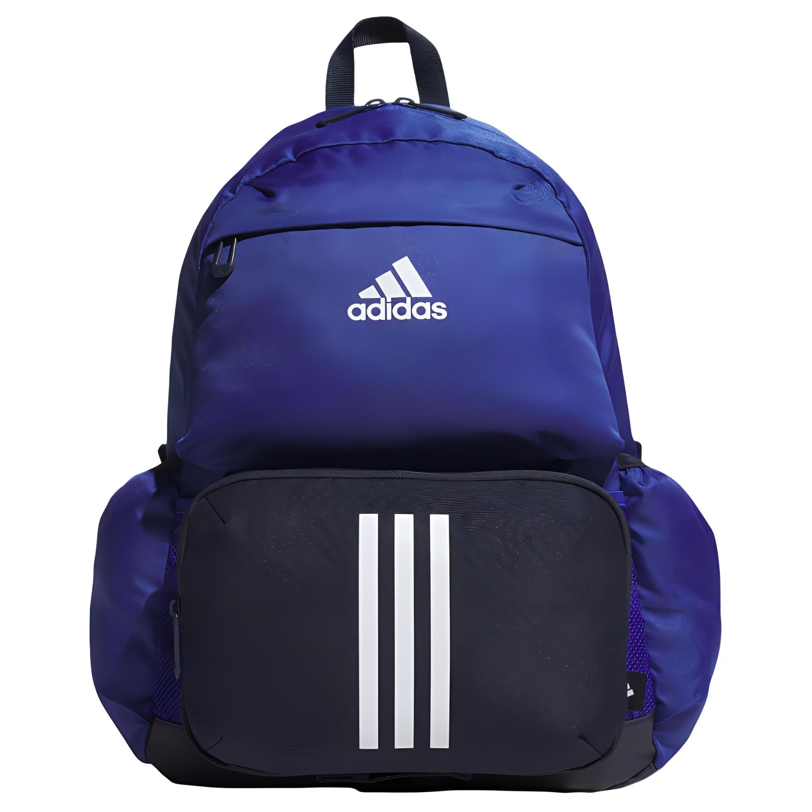 

Adidas Переработанный полиэстеровый рюкзак мужской полуфлуоресцентный синий и легендарная тушь, Half Fluorescent Blue & Legend Ink