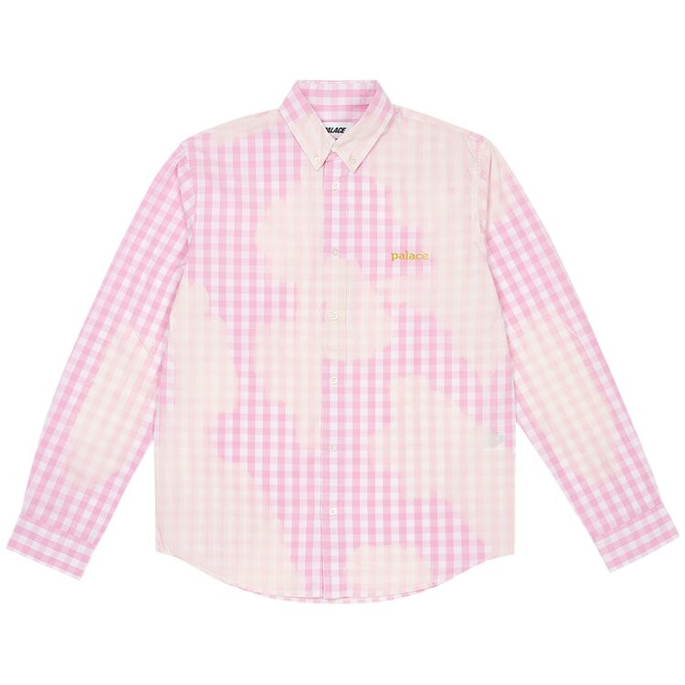 

Рубашка Palace Bleached Out Shirt, розовый