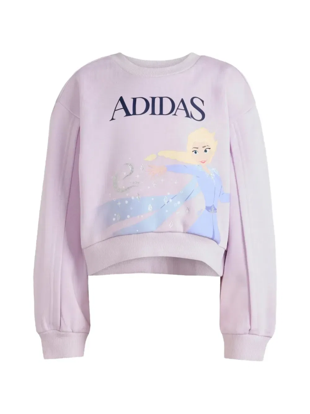 Хлопковый спортивный костюм X Disney Frozen Adidas Kids, розовый — фото 2