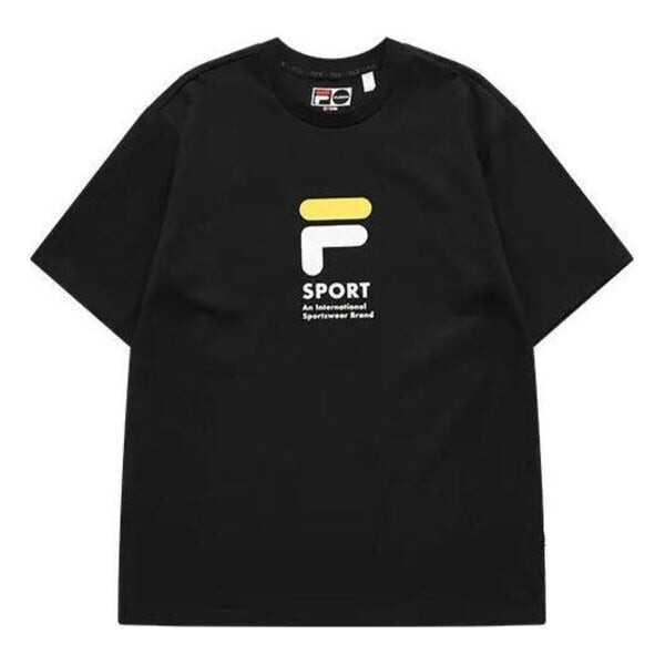 

Футболка graphic t-shirt 'black yellow' Fila Fusion, черный