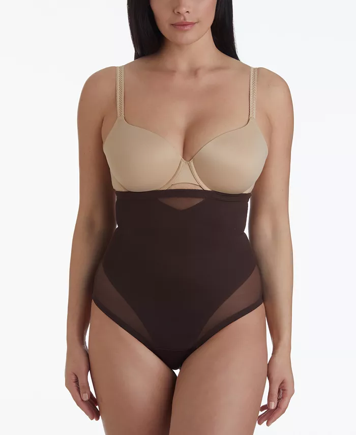 

Женские сексуальные ультраплотные высокие трусы-стринги 2778 Miraclesuit, коричневый