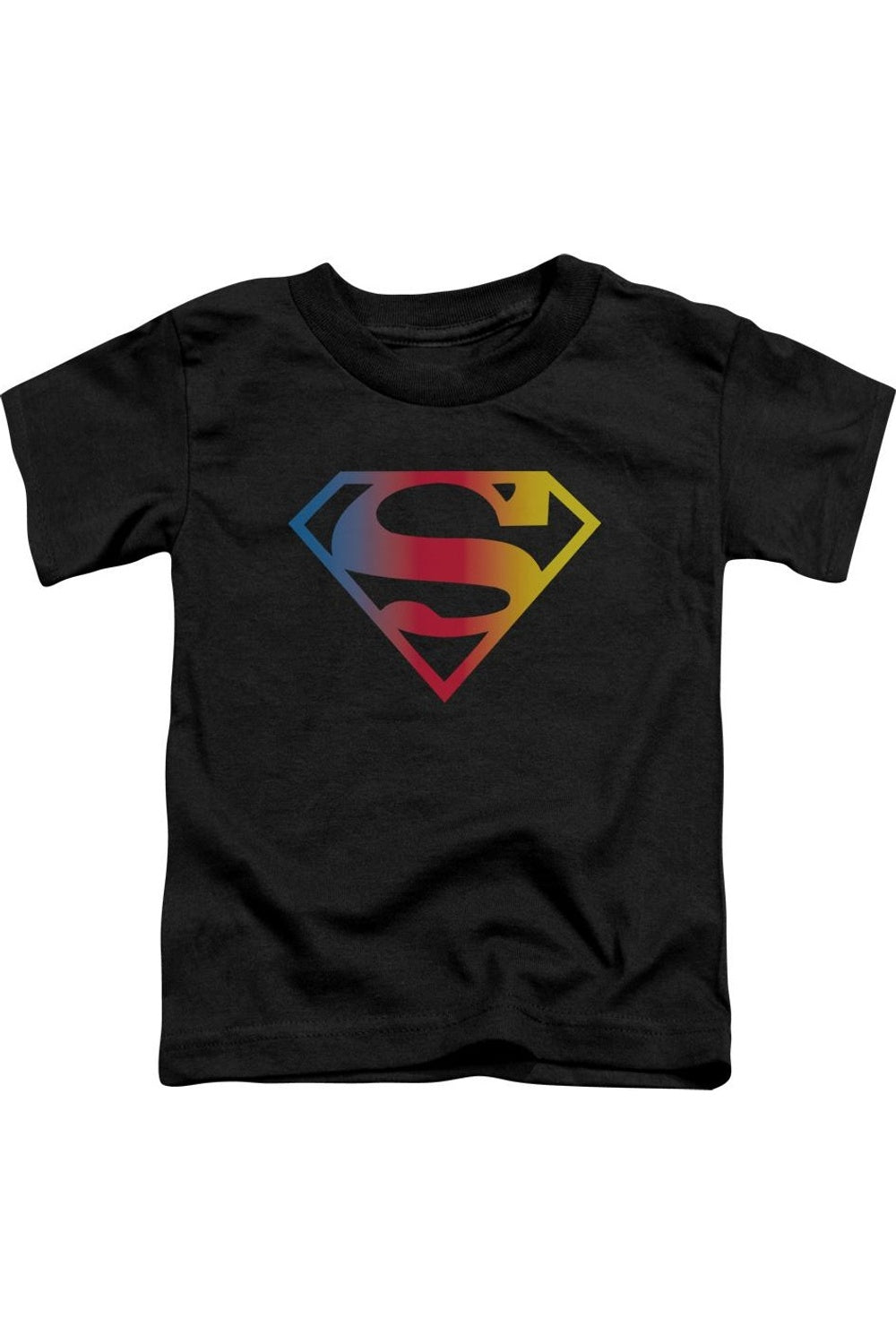 

Футболка с градиентным логотипом Superman для малышей Gildan, черный