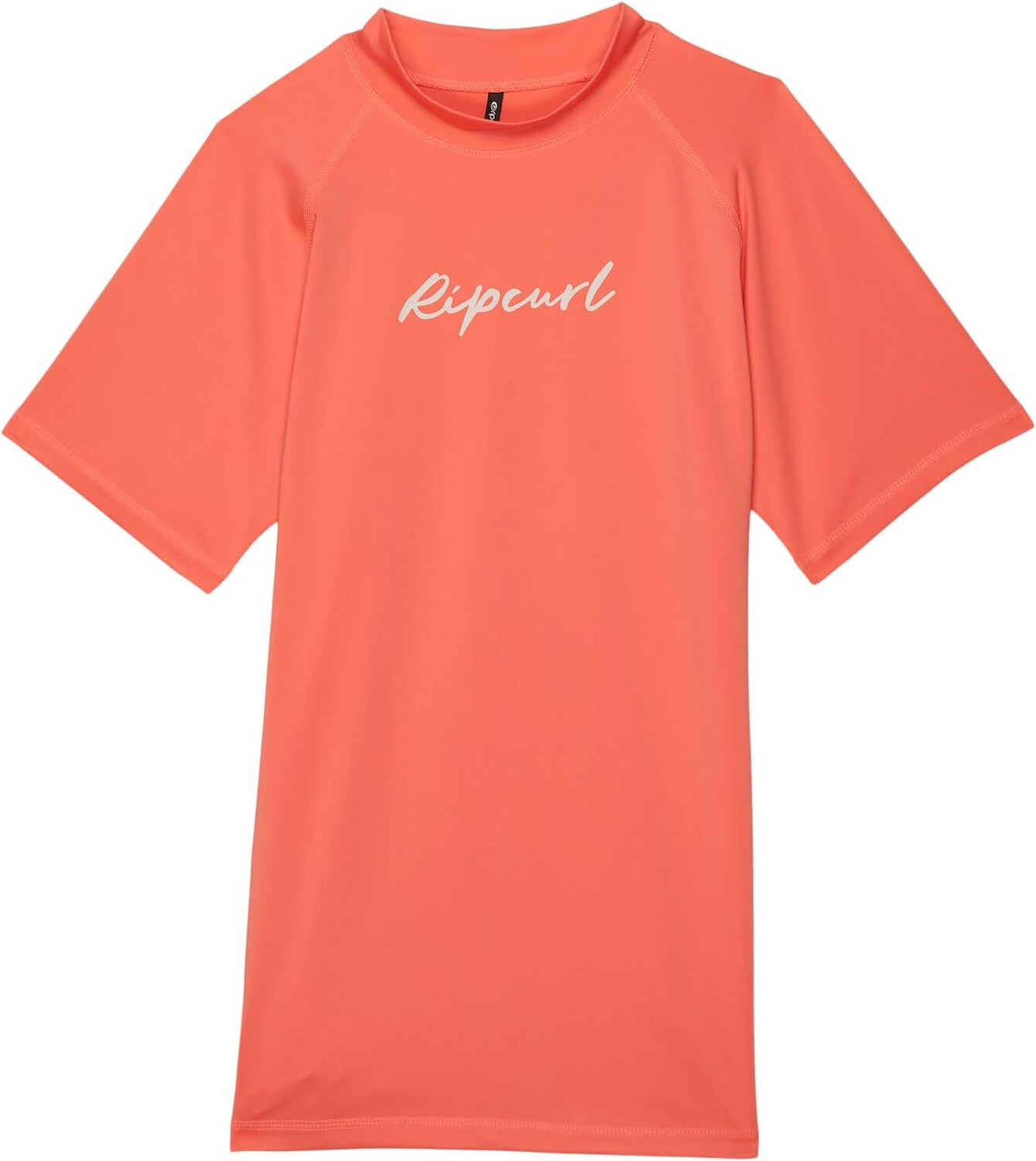 

Купальник Rip Curl Kids Short Sleeve Script Rash Vest, цвет Salmon
