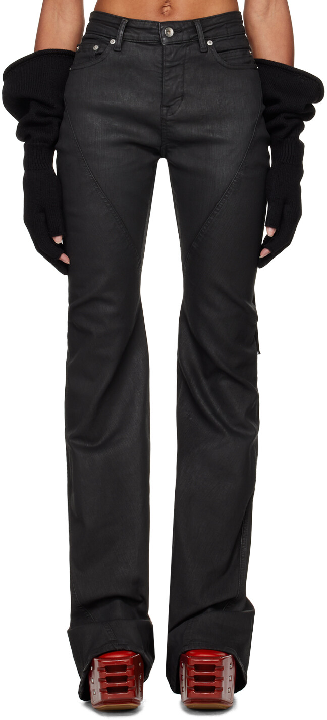 

Черные джинсы Porterville Bias Bootcut Rick Owens DRKSHDW