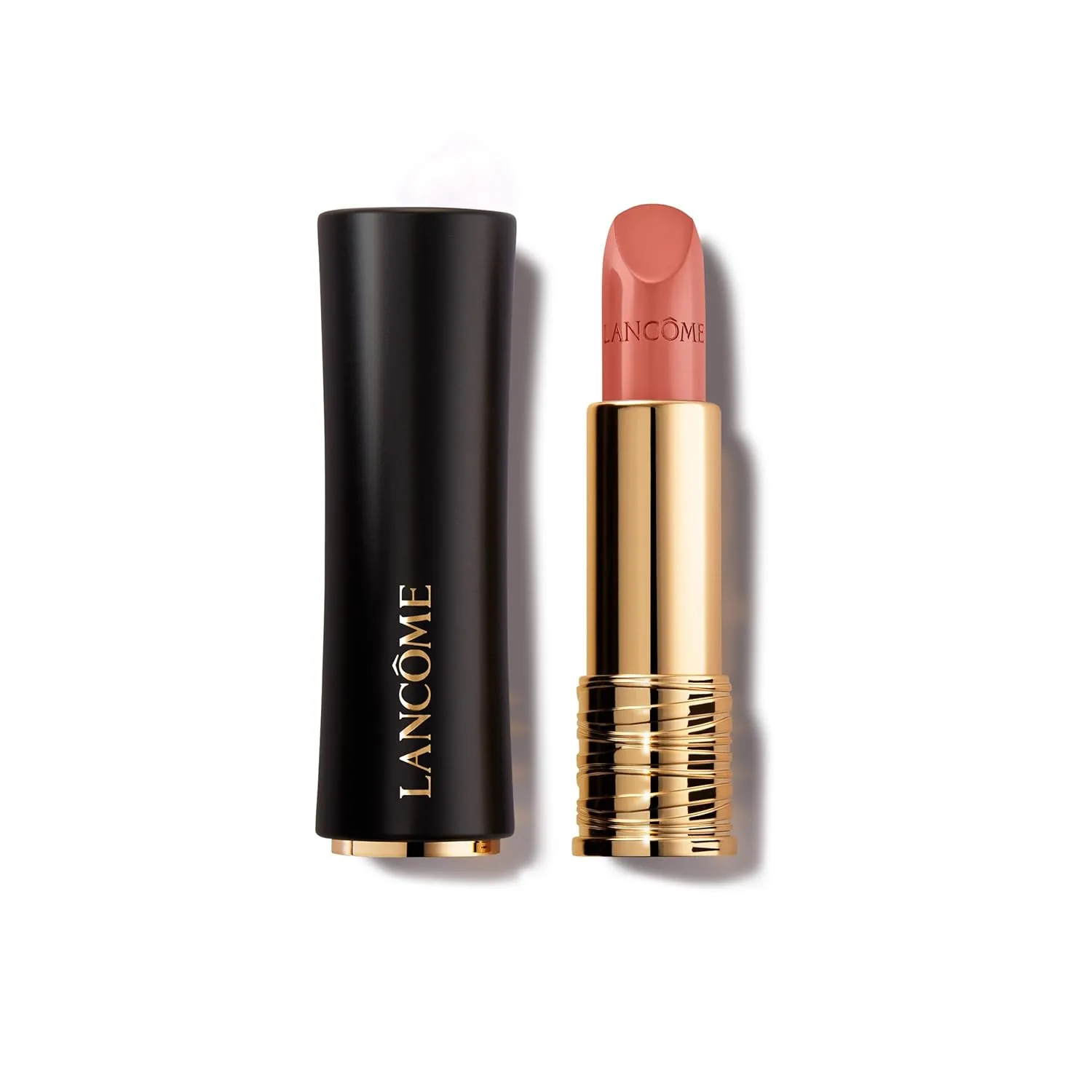 Увлажняющая кремовая помада Lancôme L'Absolu Rouge - стойкость к размазыванию и сияющий финиш - комфорт до 18 часов., 253 Mademoiselle Amanda: warm nude honey
