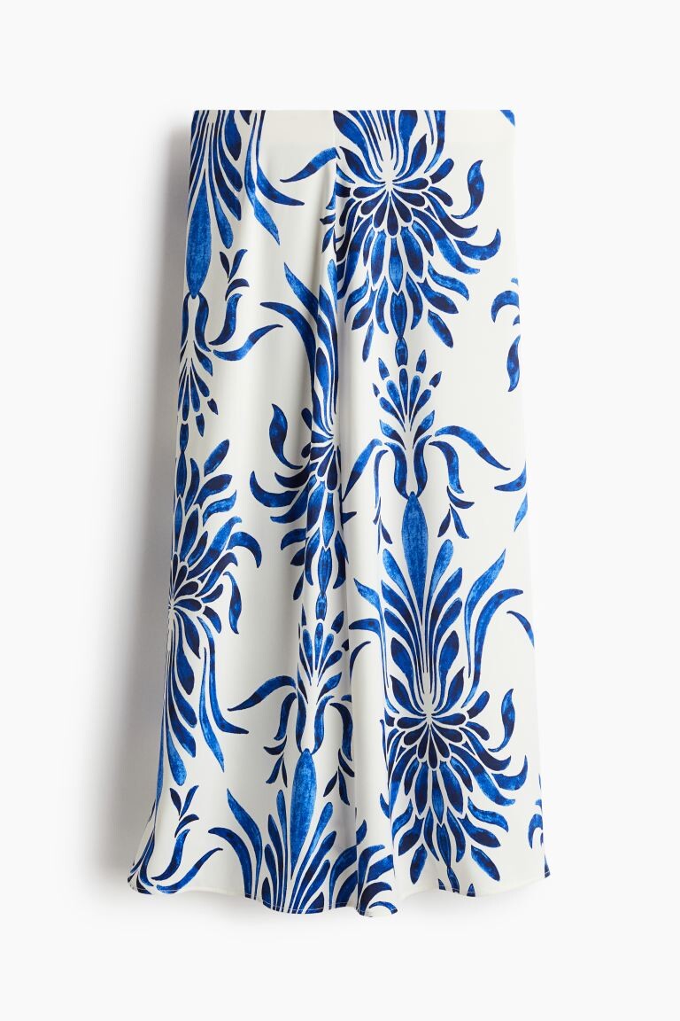 

Длинная юбка H&M, белый