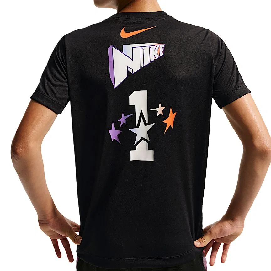 Детская футболка Quick Dry Dri FIT Nike, Black — фото 3