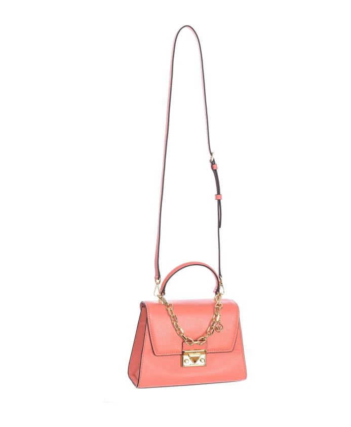 

Изысканная сумка с застежкой кнопкой. Michael Kors, красный