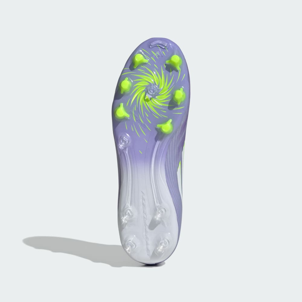Бутсы Adidas F50 Sparkfusion League Firm Ground/Artificial Grass Cleats, цвет Violet Tone/Lucid Lemon/Purple Rush — фото 4